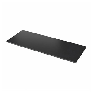 EKBACKEN Worktop, black/laminate, 246x2.8 cm
