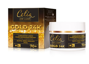 Celia Gold 24K Luxurious Anti-Wrinkle Cream 70+ Lifting Regenerating 50ml