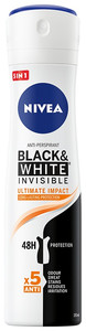 Nivea Black & White Invisible Anti-Perspirant Deodorant Spray 5in1 150ml
