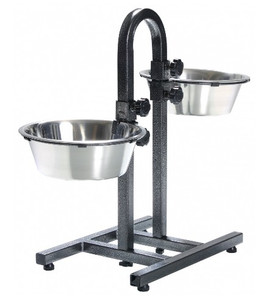 Trixie Adjustable Stand with 2.8L Bowls for Dogs