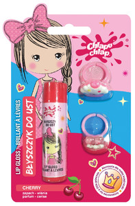 Lip Gloss with Ring Cherry