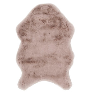 Faux Sheepskin Rug Cuso, pink