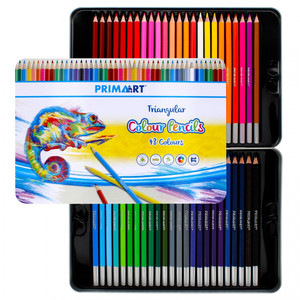 Prima Art Triangular Colour Pencils 48pcs