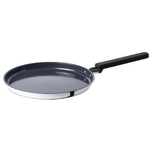 MIDDAGSMAT Crepe-/pancake pan, non-stick coating/stainless steel, 24 cm