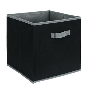 Storage Box Stori, black/grey