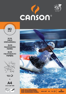 Canson Translucent Paper Pad A4 90g 10 Sheets