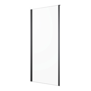 GoodHome Shower Panel Beloya 90 cm, black/transparent