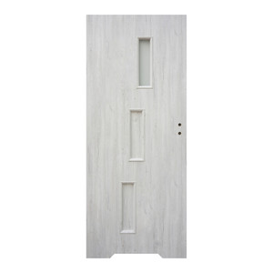 Internal Door, Undercut, Roma 80, left, silver oak