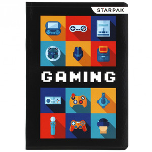 Notebook A5 16 Sheets Squared Gaming 20-pack