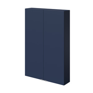 GoodHome Bathroom Wall Cabinet Imandra 60 x 90 x 15 cm, matt dark blue