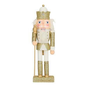 Nutcracker Christmas Decoration William 3 25cm, white