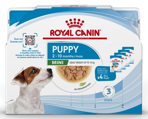 Royal Canin Mini Puppy Wet Food Small Dog 4x85g