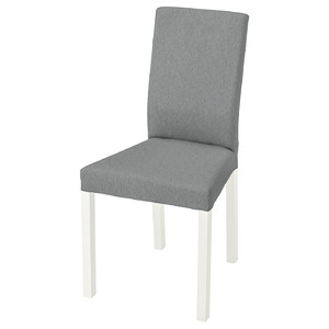 KÄTTIL Chair, white/Knisa light grey