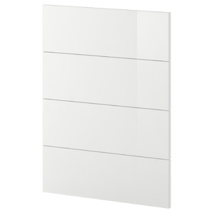 METOD 4 fronts for dishwasher, Ringhult white, 60 cm