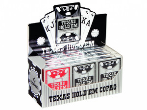 Texas Hold'em Playing Cards 1 Deck, red, 10+