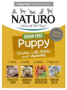 Naturo Puppy Wet Food Grain Free Chicken & Potato with Vegetables 150g