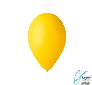 Balloons Pastel 10" 100pcs, yellow