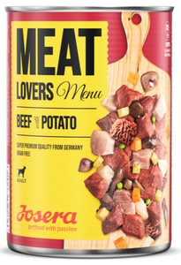 Josera Meat Lovers Menu Beef & Potato Wet Dog Food  400g