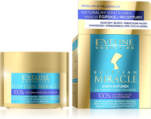 Eveline Egyptian Miracle Rescue Cream for Face, Body & Hair 100% Natural 40ml