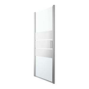 GoodHome Shower Door Beloya 90 cm, chrome/mirror glass