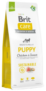 Brit Care Sustainable Puppy Chicken & Insect Dog Dry Food 12kg