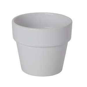 Ceramic Plant Pot GoodHome 10.5 cm, white