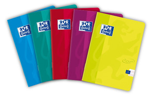 Notebook A4 32 Pages Lined Oxford Touch 10pcs, assorted colours