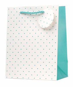 Gift Bag Dots 330x455, assorted