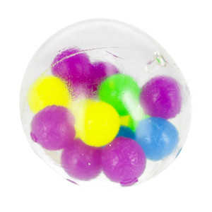 Mesh Squish Ball 7cm, 1pc, random colours, 3+