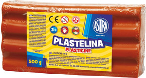 Astra Plasticine 500g, red