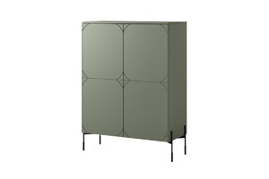 High Cabinet Sideboard Sonatia 120, olive