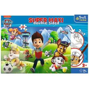 Trefl Primo Super Maxi Children's Puzzle 3in1 Paw Patrol 24pcs 3+