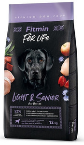 Fitmin Dog For Life Light & Senior Premium Dry Dog Food 12kg