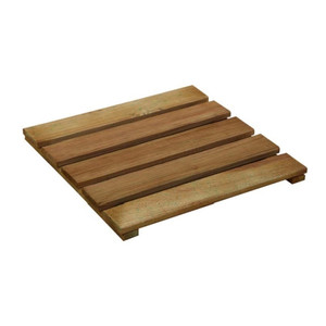 Wood Deck 400x400x28mm, brown