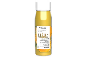 YOLYN Shower Shot Shower Gel Honey & Orange 92% Natural Vegan 400ml
