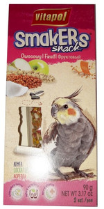 Vitapol Fruit Smaker Seed Snack for Cockatiel 2-pack