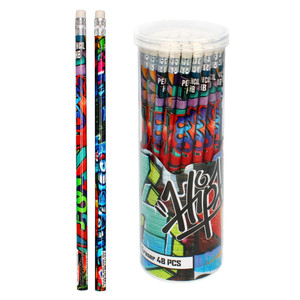 Starpak Pencil with Eraser Graffiti 48pcs