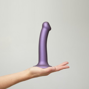 Strap-on-me Dildo Mono Density Metallic Shine Purple M