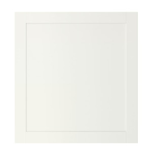 HANVIKEN Door, white, 60x64 cm