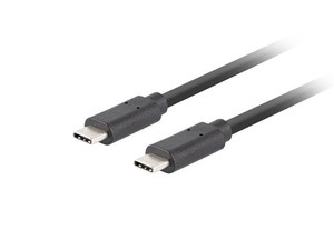 Lanberg Cable USB-C M/M 3.1 Gen2 1.8m 10GB/S PD100W, black
