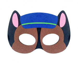 Felt Mask Paw Patrol Chase 2 18x12cm