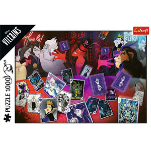 Trefl Jigsaw Puzzle Disney Villains Only Good Cards 1000pcs 12+