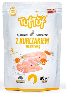 TUF TUF Dog Wet Food Chicken with Carrot 100g