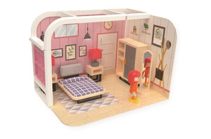 Joueco Mini Bedroom Playset 3+
