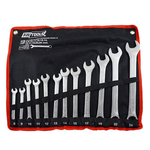 AW Combination Wrench Set 12pcs 8-24mm