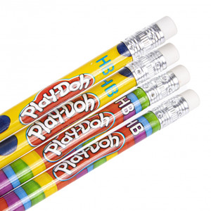 Starpak Pencil with Eraser Play-Doh 4pcs