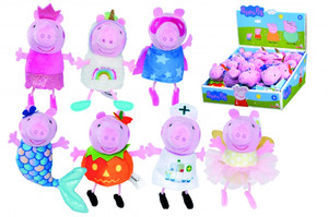 Peppa Pig Soft Plush Pendant Toy 11cm, 1pc, assorted models, 0+