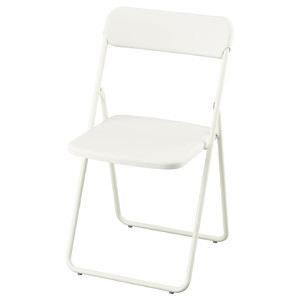 VIHALS Folding chair, white
