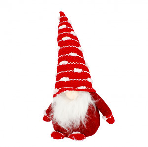 Christmas Gnome Decoration 30cm, Red
