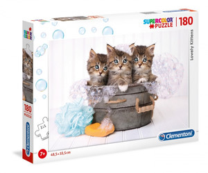 Clementoni Children's Puzzle Supercolor Kittens 180pcs 7+